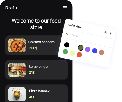 Design app interface